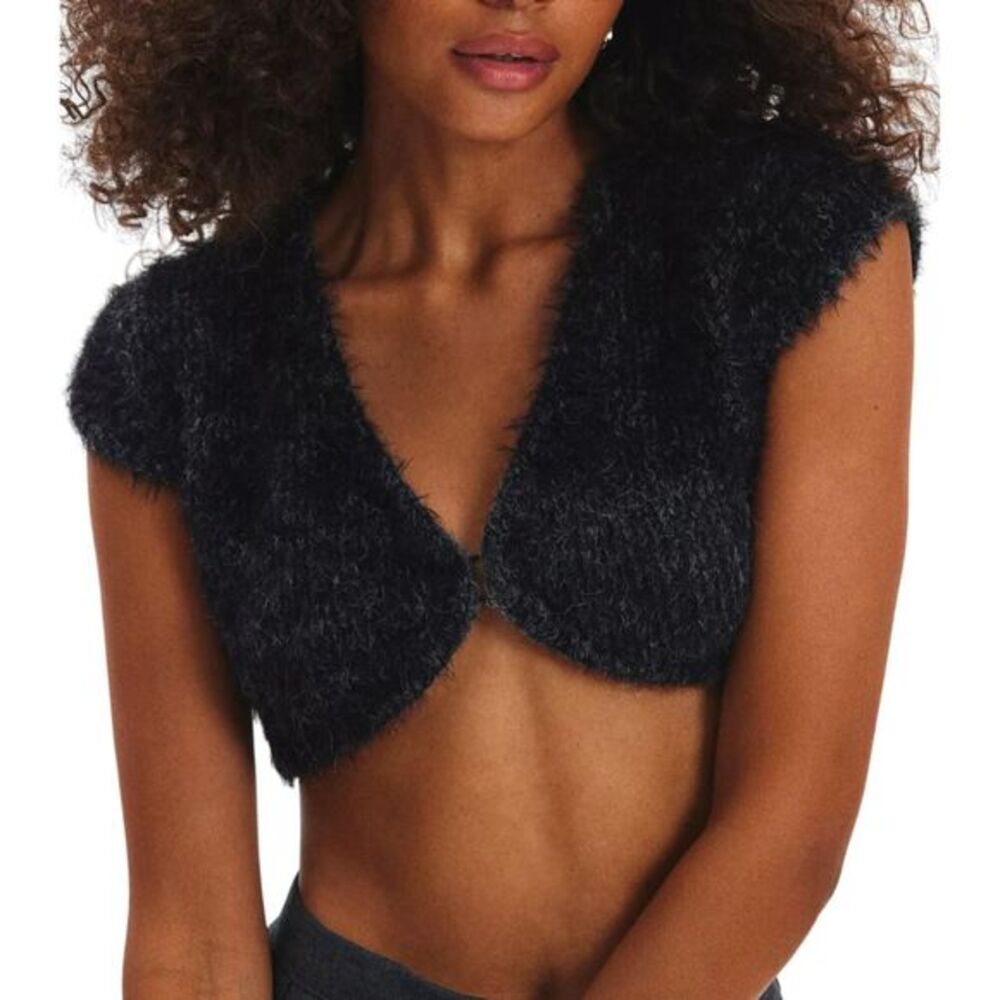 Kimchi-blue Women's Black and Navy Cardigan
